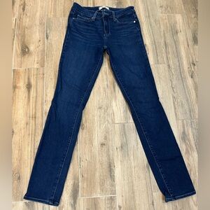 PAIGE Womens Sz 26 Ankle Mid Rise‎ Skyline Skinny Stretch Jeans